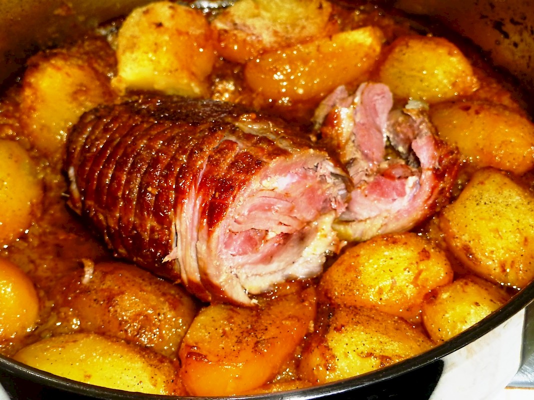 Veal rolls in the oven